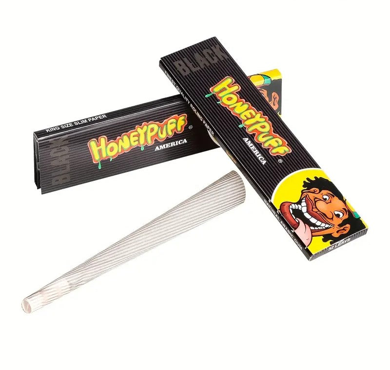 Honeypuff King Size Slim Black - Made in USA