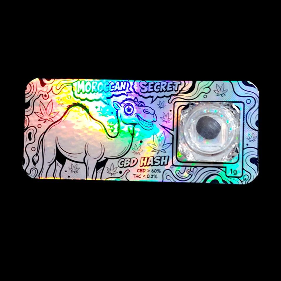 Moroccan Secret – Black Moroccan Hash 1G 70% CBD