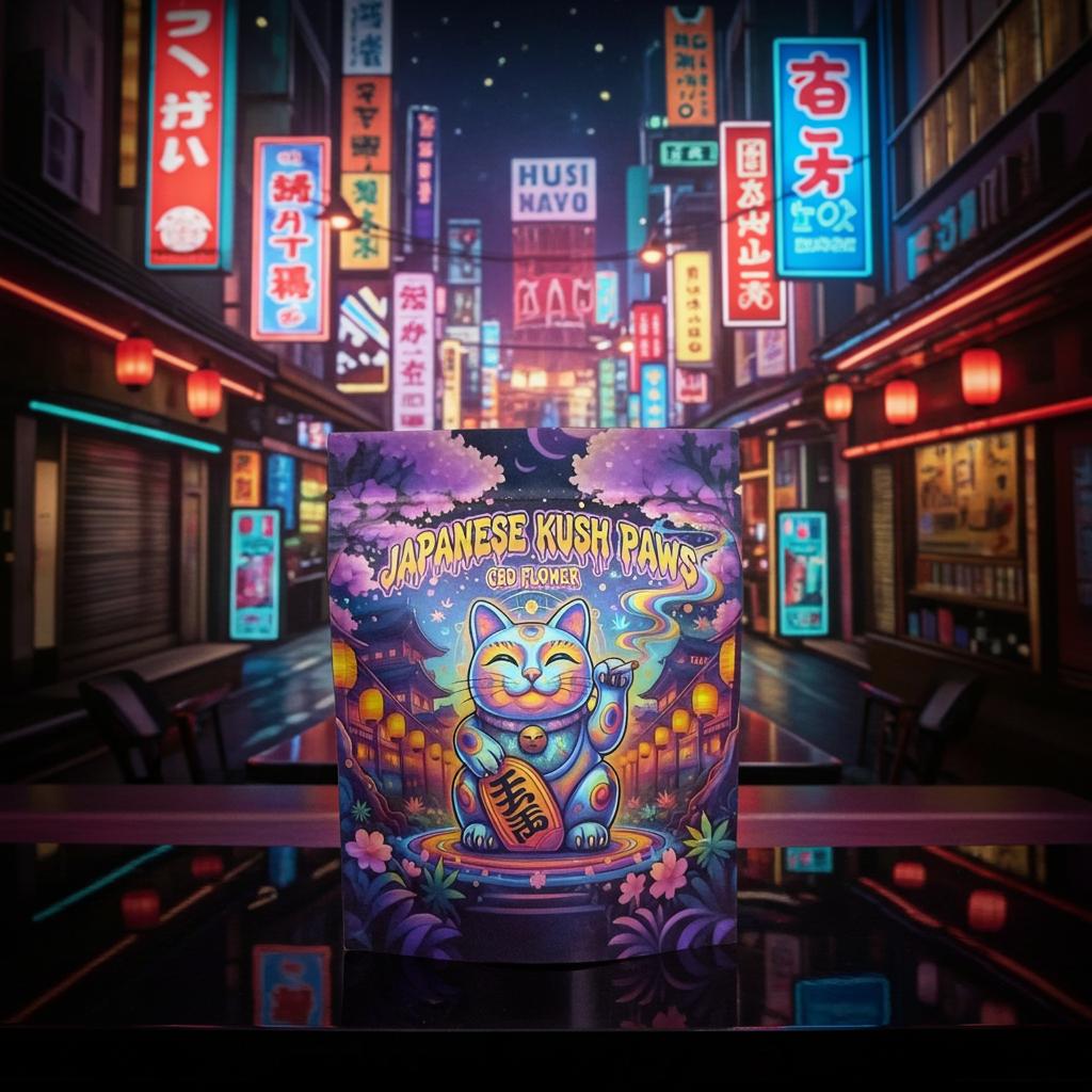 PAWS – Japanese Kush 2G EXTRA STONG SUPERIOR QUALITY-Capybaras Hemp Shop