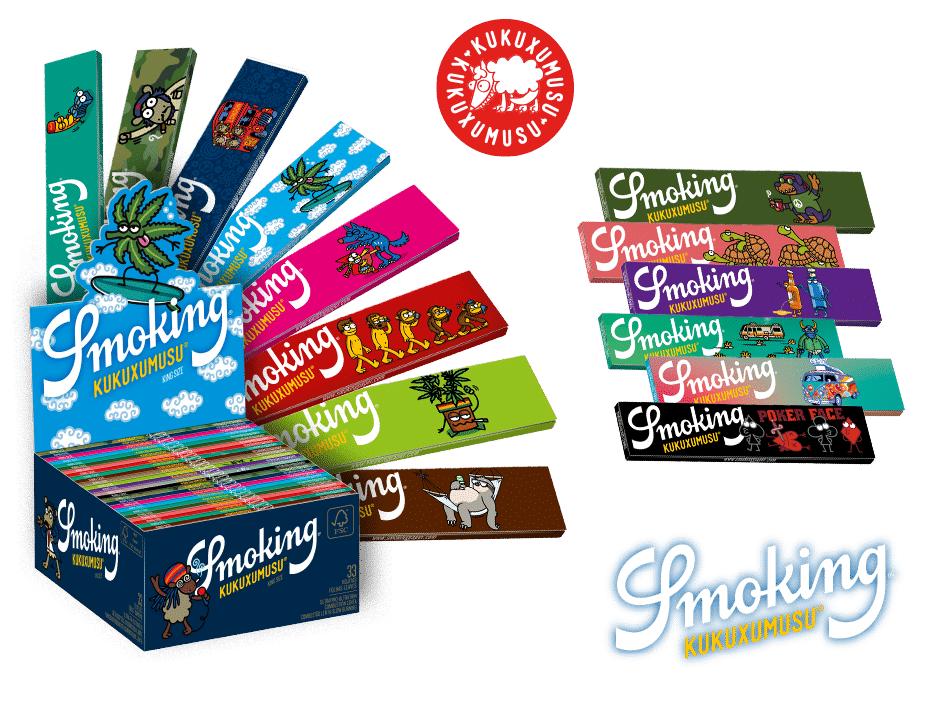 Smoking KUKUXUMUSU King size Χαρτάκια