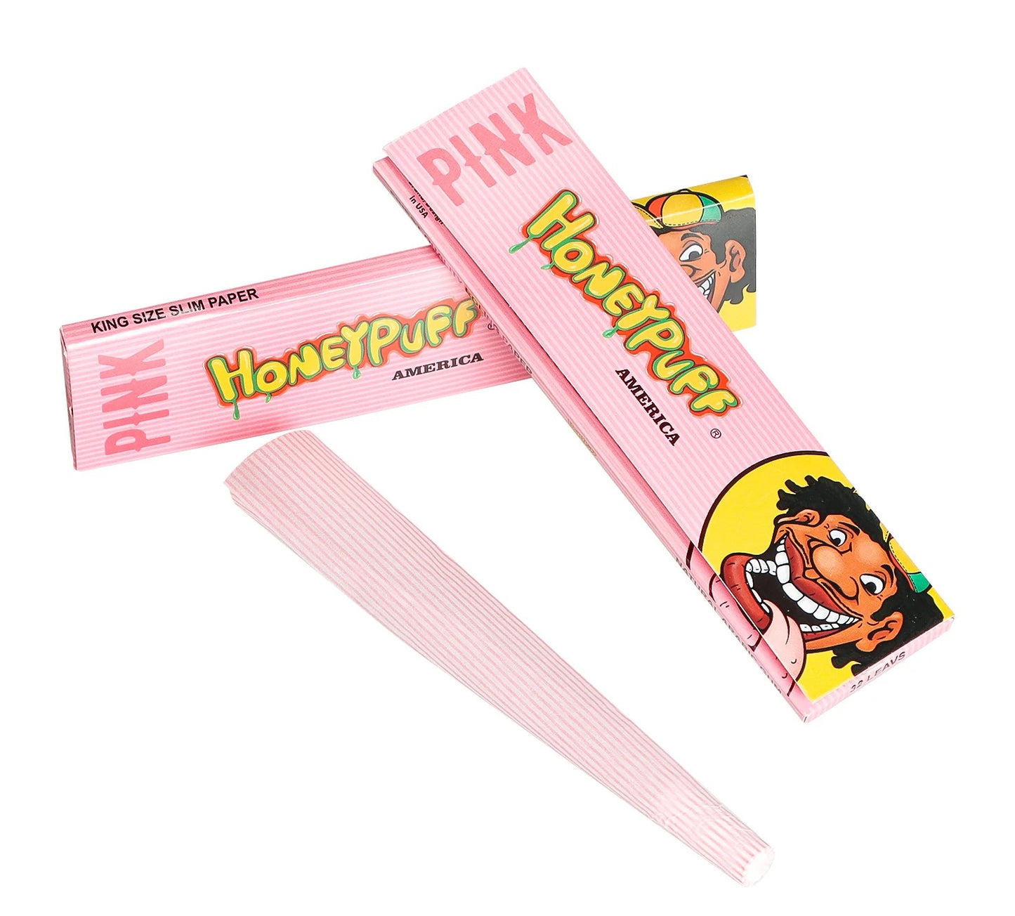 Honeypuff King Size Slim Pink - Made in USA