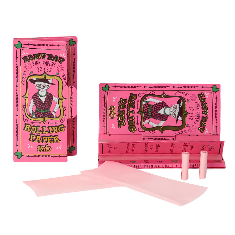 Moon Rolling Papers King Size Tray Slim Pink Paper – Special Edition