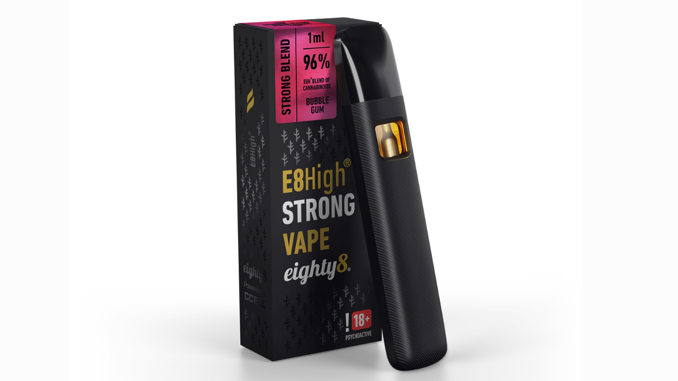 E8High vape pen Bubblegum – 1ml