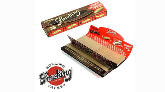 Smoking Χαρτάκια King Size Brown & Tips με τζιβανες