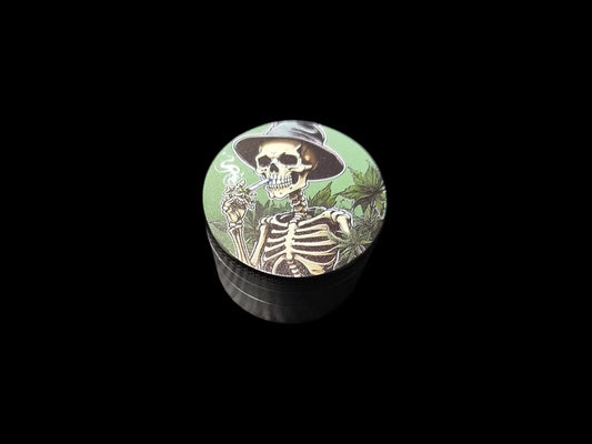 Μεταλλικό Μαγνητικό Grinder Smooking Skeleton